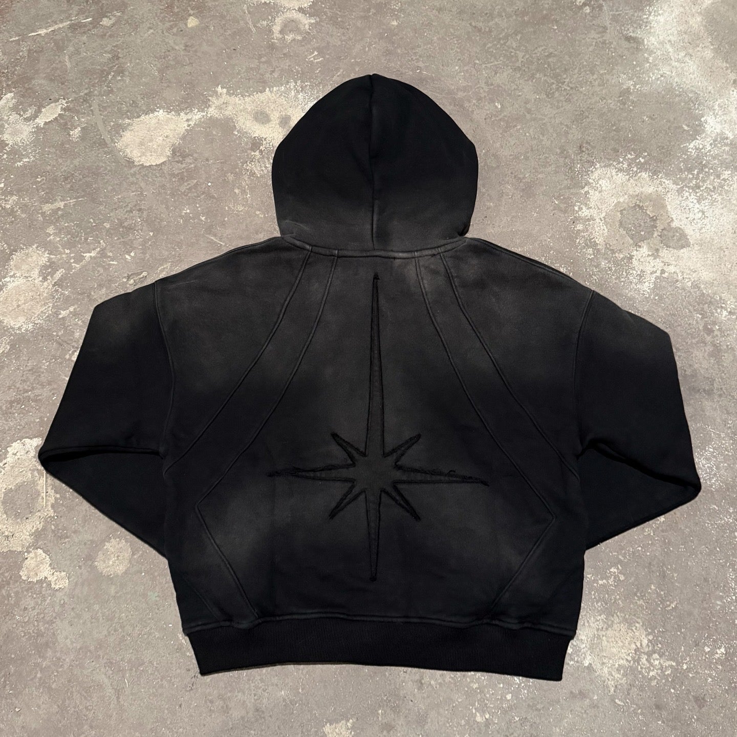 Cropped Star Zip-Up