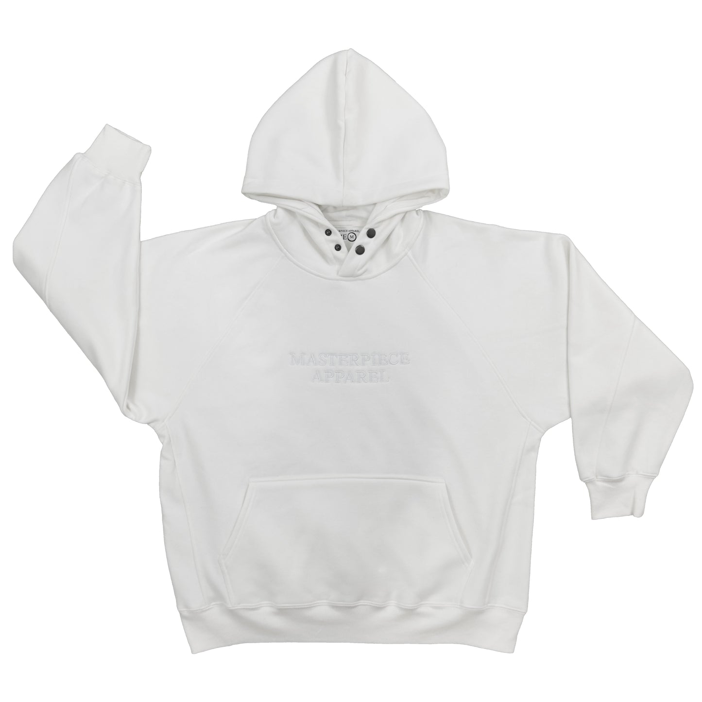 White Oversized Blanket Hoodie