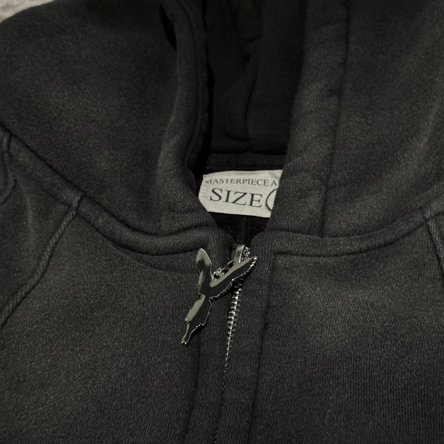 Cropped Star Zip-Up