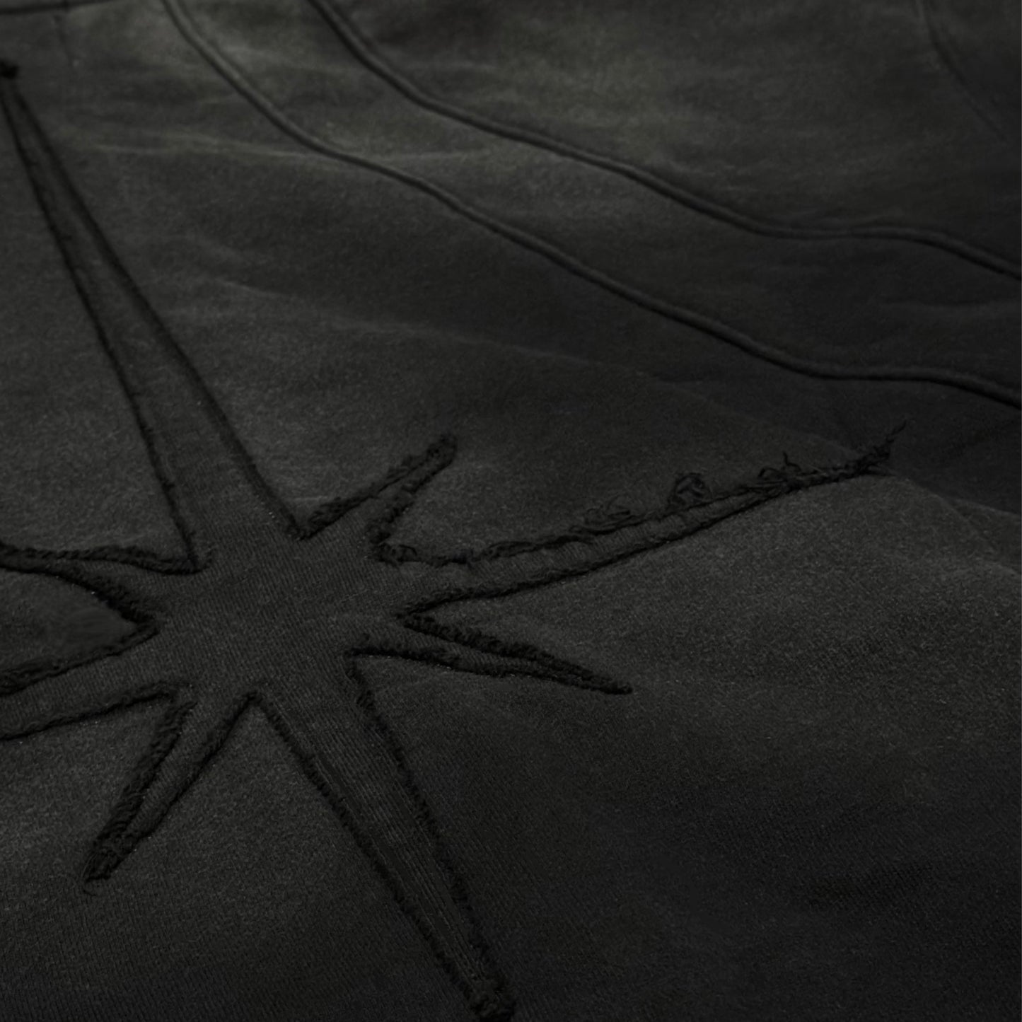 Cropped Star Zip-Up