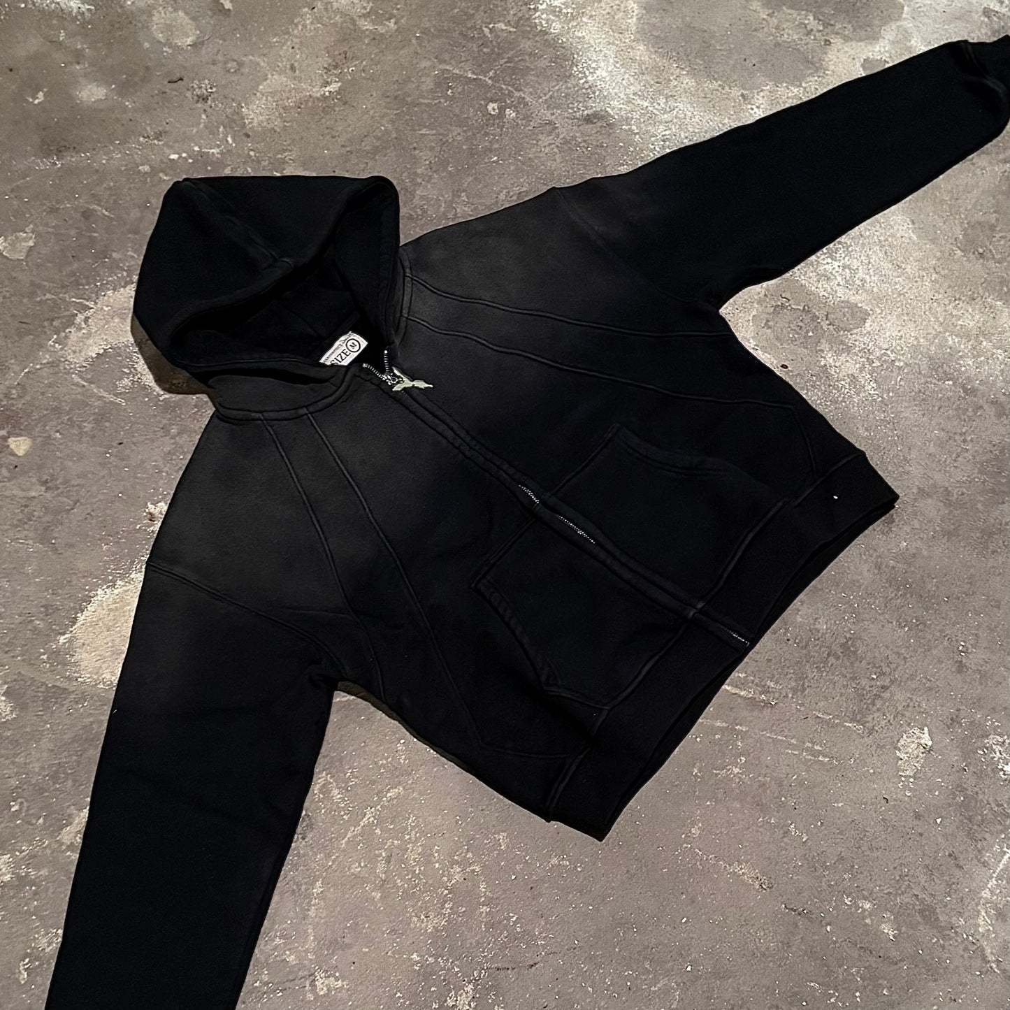 Cropped Star Zip-Up