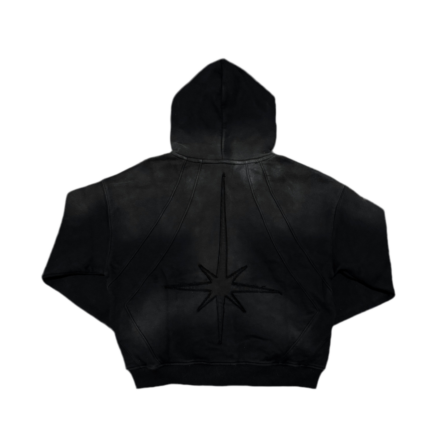 Cropped Star Zip-Up