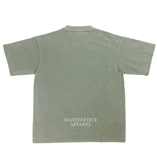 Green Oversized Acid Wash T-Shirt